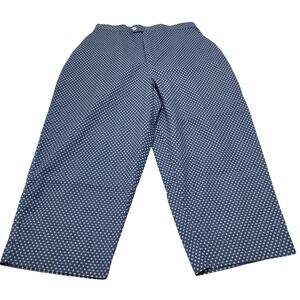 Vintage Ms Lee deadstock denim pants bloomers balloon leg floral polka dot NWT